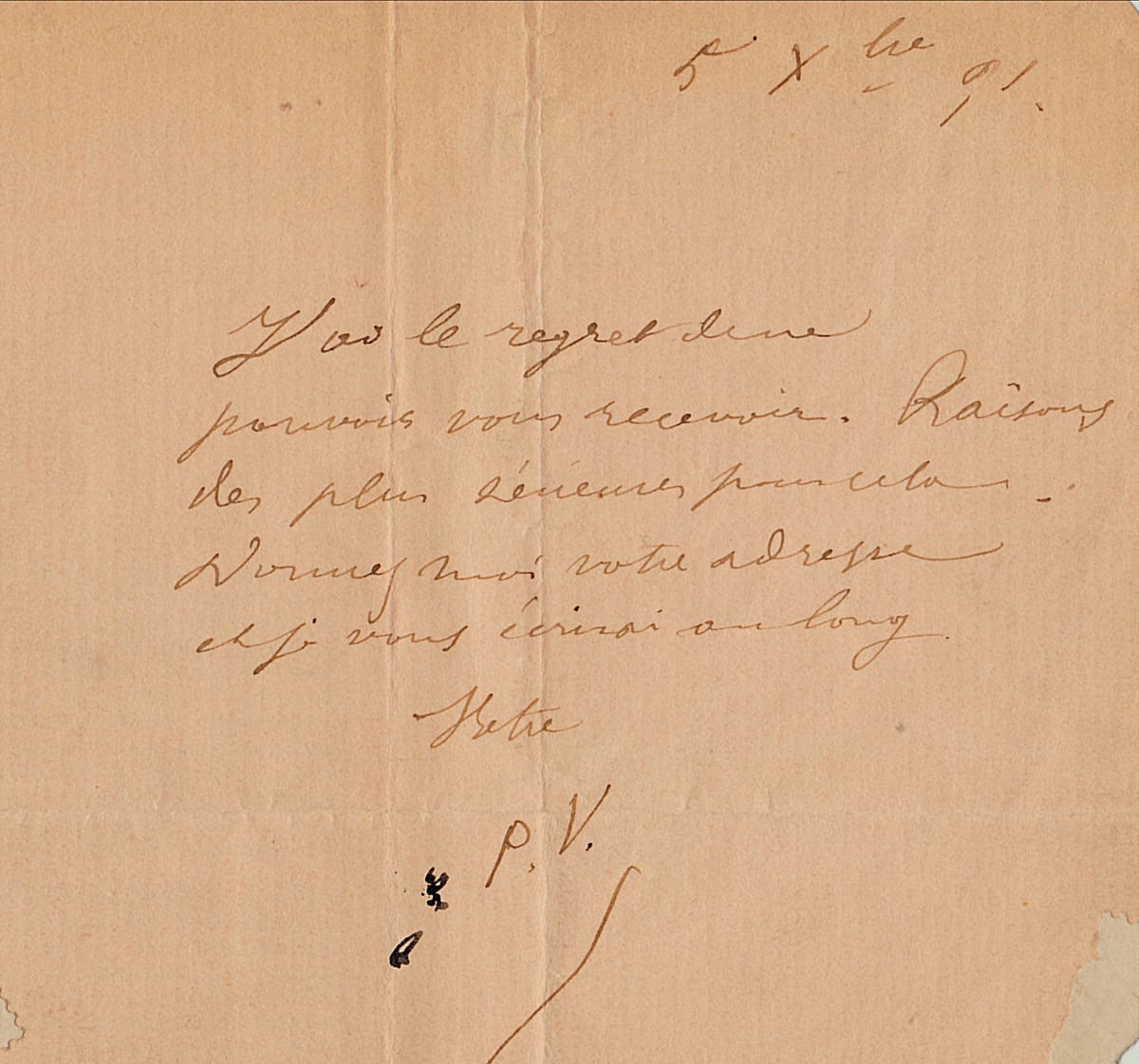 The moment Verlaine might have learned of Rimbaud’s death