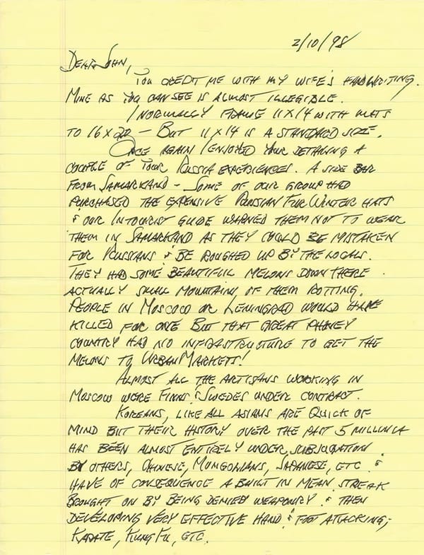 A surprising letter from Pelé, beyond soccer
