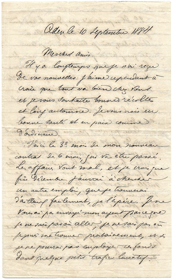 When Arthur Rimbaud abandoned poetry to pursue profit